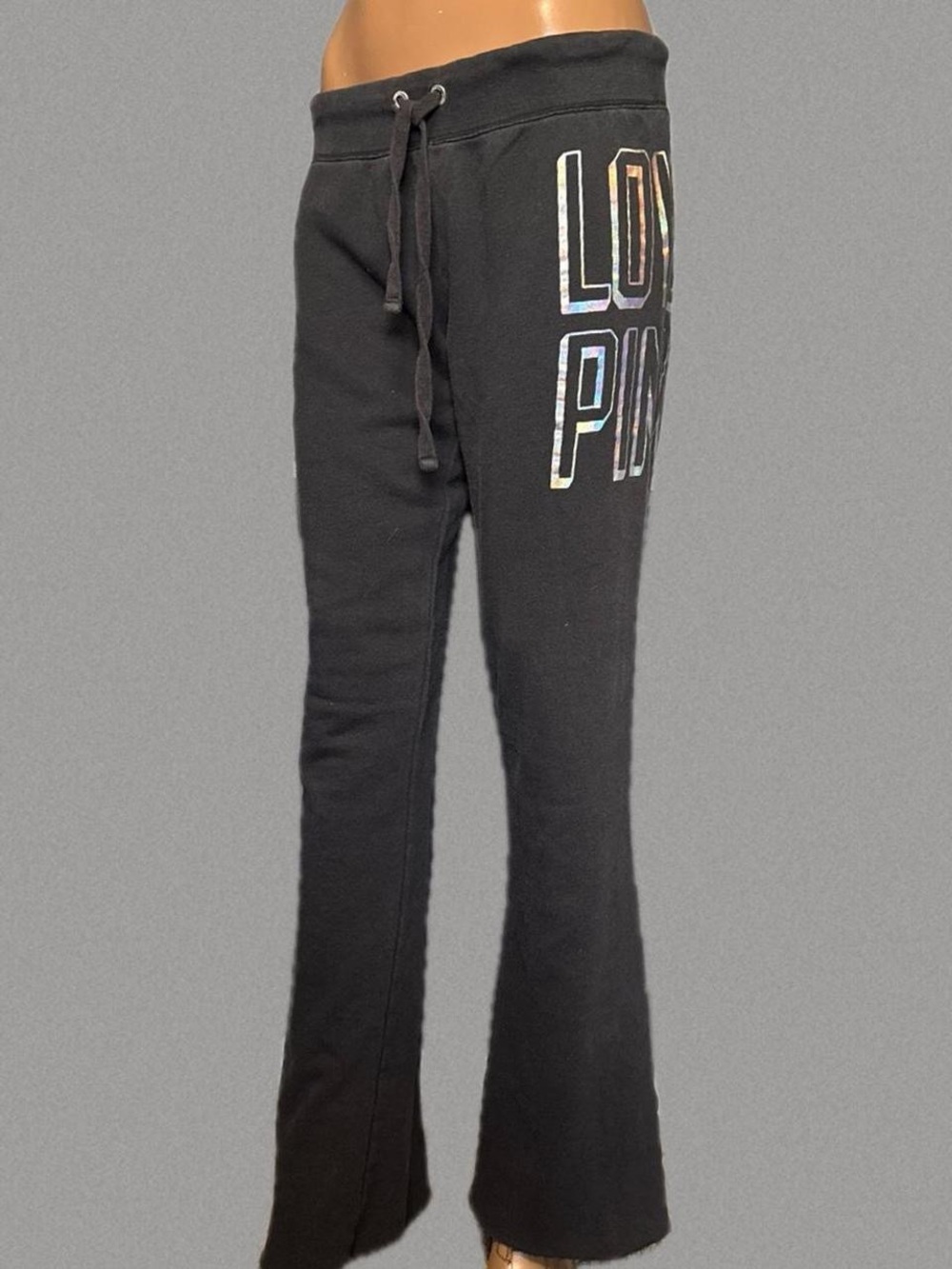 ❌SOLD❌PINK VS Vintage Y2K Flare Sweatpants - Picture 2 of 11